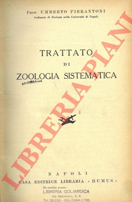 Trattato di zoologia sistematica.