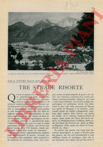 Tre strade risorte. Per turismo nelle Alpi retiche. | Immagine Gallery 3