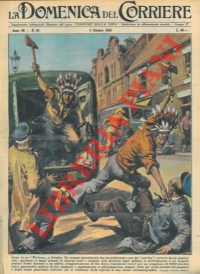 Tre uomini mascherati, due da pellerossa e uno da "cow-boy", …