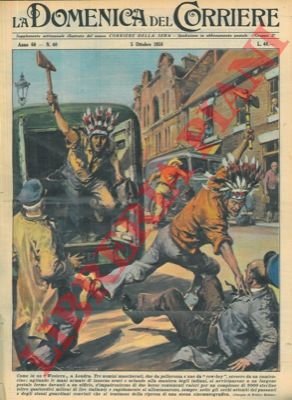 Tre uomini mascherati, due da pellerossa e uno da "cow-boy", …