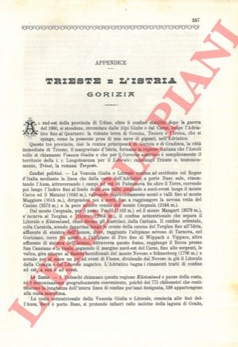 Trieste e l'Istria. Gorizia.