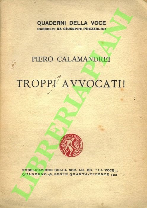 Troppi avvocati.