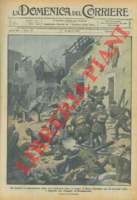 Truppe inglesi cacciano i tedeschi da un villaggio francese.