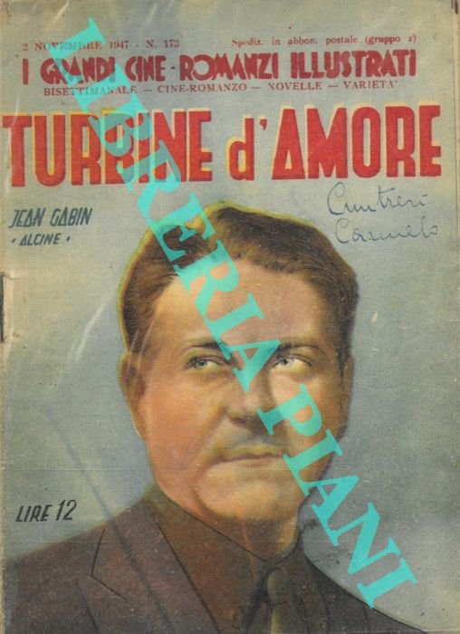 Turbine d'amore. Jean Gabin.