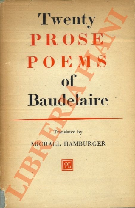 Twenty Prose Poems of Baudelaire Translated with an Introduction by …