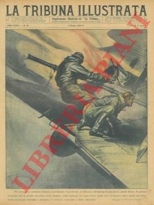 Un aeroplano militare lituano, sorvolando l'aerodromo di Kaunas, prese fuoco. …