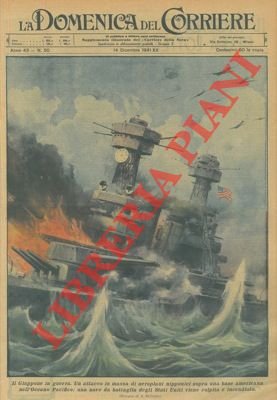 Un attacco in massa di aeroplani nipponici sopra una base …