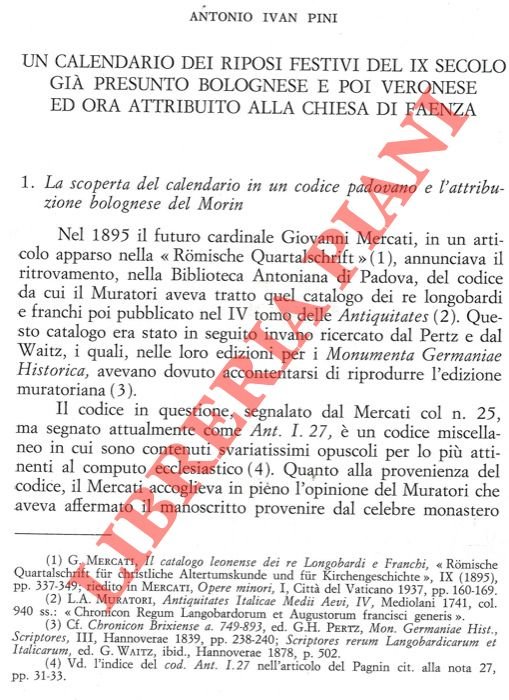 Un calendario dei riposi festivi del IX secolo già presunto … | Immagine Gallery 2