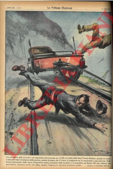 Un cantoniere delle ferrovie e un impresario percorrevano in carrello … | Immagine Gallery 3