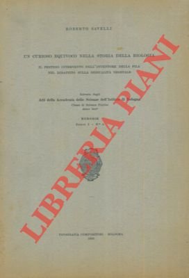 Un curioso equivoco nella storia della biologia. Il preteso intervento …