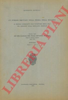 Un curioso equivoco nella storia della biologia. Il preteso intervento …