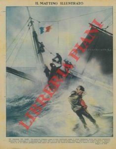 Un dramma del mare. Un veliero da trasporto, vicino alle …