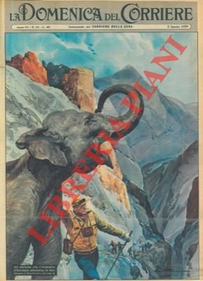 Un elefante rifà l'itinerario di Annibale attraverso le Alpi.