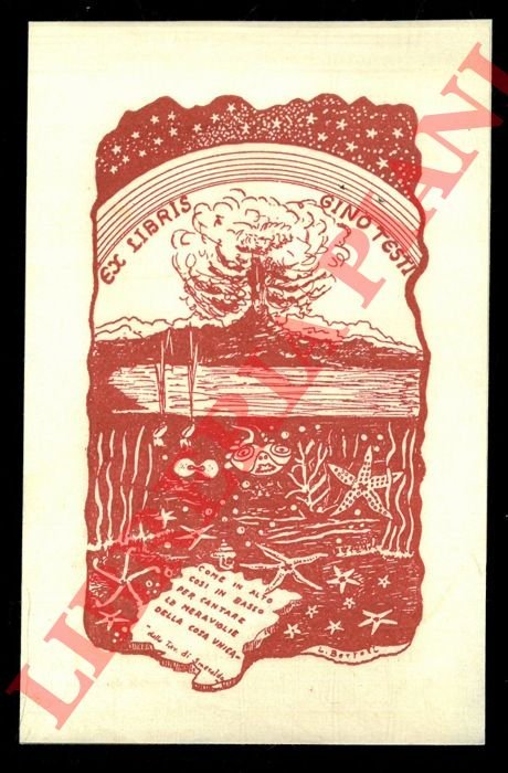 Un foglietto, in rosso, per Gino Testi