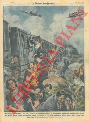 Un gruppo di caccia nemici mitraglia un treno sulla linea … | Immagine Gallery 3