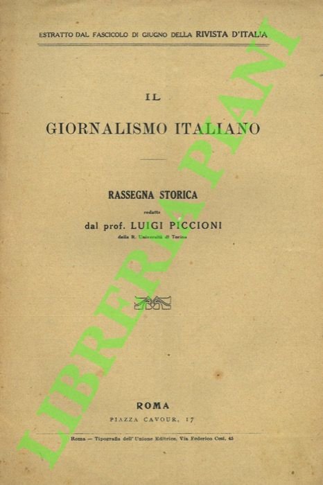 Un incunabolo del giornalismo italiano in Francia.