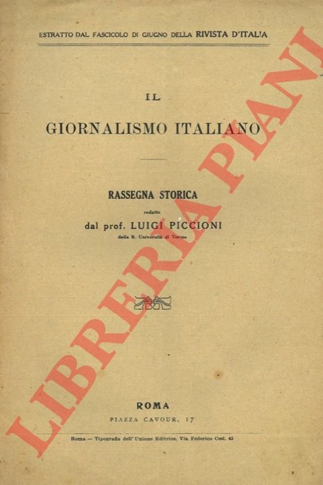Un incunabolo del giornalismo italiano in Francia.