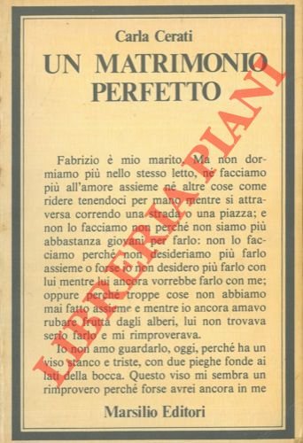 Un matrimonio perfetto.