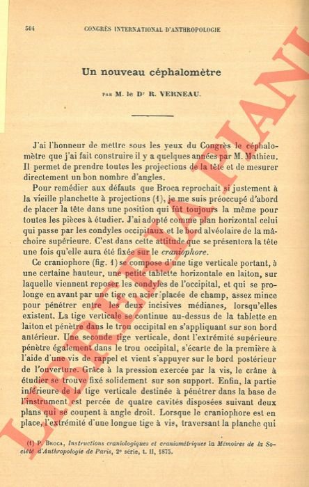 Un nouveau céphalomètre.