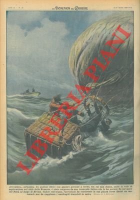 Un pallone libero con quattro persone a bordo, salito in …