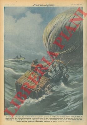 Un pallone libero con quattro persone a bordo, salito in …