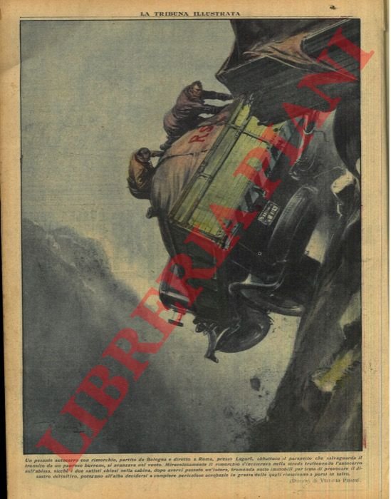 Un pesante autocarro con rimorchio, partito da Bologna e diretto …