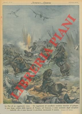 Un reggimento di cavalleria sovietica lanciato al galoppo in una …