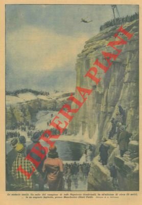 Un salto del campione di tuffo Napoleone Goudreault, da un'altezza …