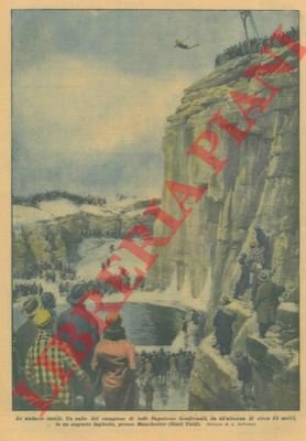 Un salto del campione di tuffo Napoleone Goudreault, da un'altezza …