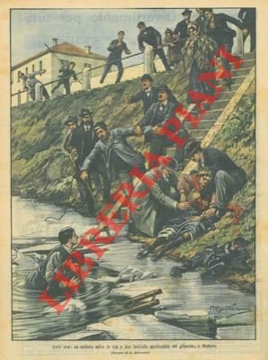 Un soldato salva la vita a due fanciulle sprofondate nel …