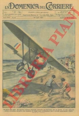 Un tenente aviatore francese, costretto ad atterrare , per un …