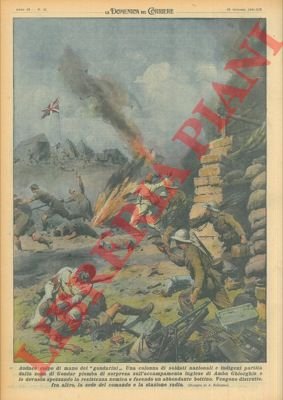 Una colonna di soldati nazionali e indigeni partita dalla zona …