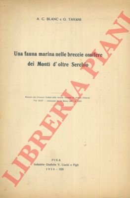 Una fauna marina nelle breccie ossifere dei Monti d'oltre Serchio.