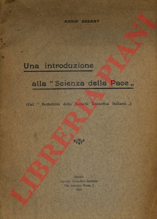 Una introduzione alla "Scienza della Pace".
