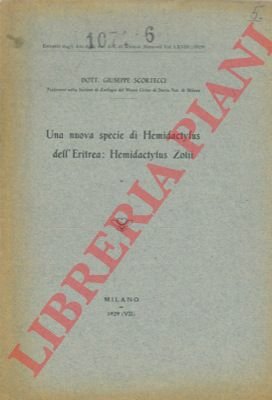 Una nuova specie di Hemidactylus dell'Eritrea: Hemidactylus Zolii.