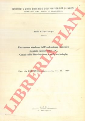 Una nuova stazione dell'endemismo tirrenico Genista ephedroides DC. Cenni sulla …