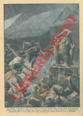 Una rozza statua di arenaria é stata frantumata da un …