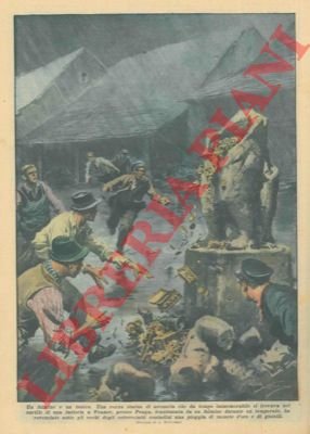 Una rozza statua di arenaria é stata frantumata da un …