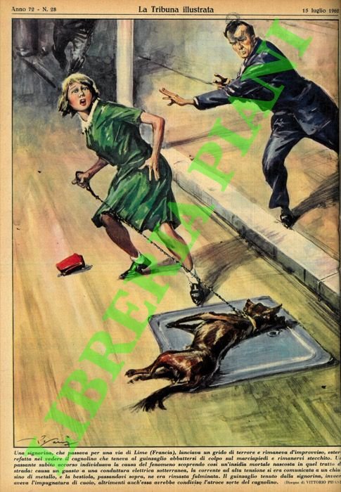 Una signorina, che passava per una via di Lime (Francia), … | Immagine Gallery 2