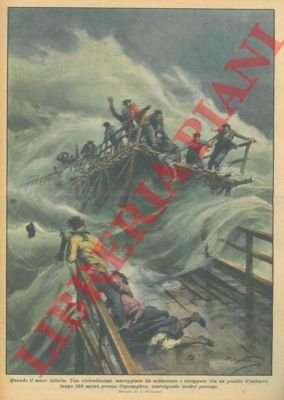 Una violentissima mareggiata ha schiantato e strappato via un pontile …