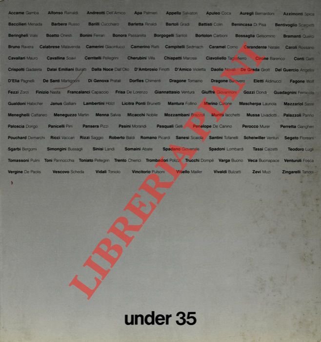 Under 35. Cento artisti da cento critici. Artefiera Bologna 1987.