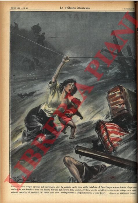 Uno dei tanti tragici episodi del nubifragio che ha colpito …