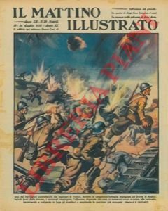 Uno dei travolgenti attacchi dei legionari di Franco, durante la …