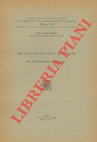 Uova stati larvali e giovanili di Dactylopterus volitans L.