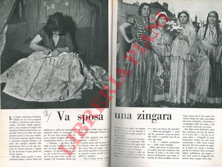 Va sposa una zingara.