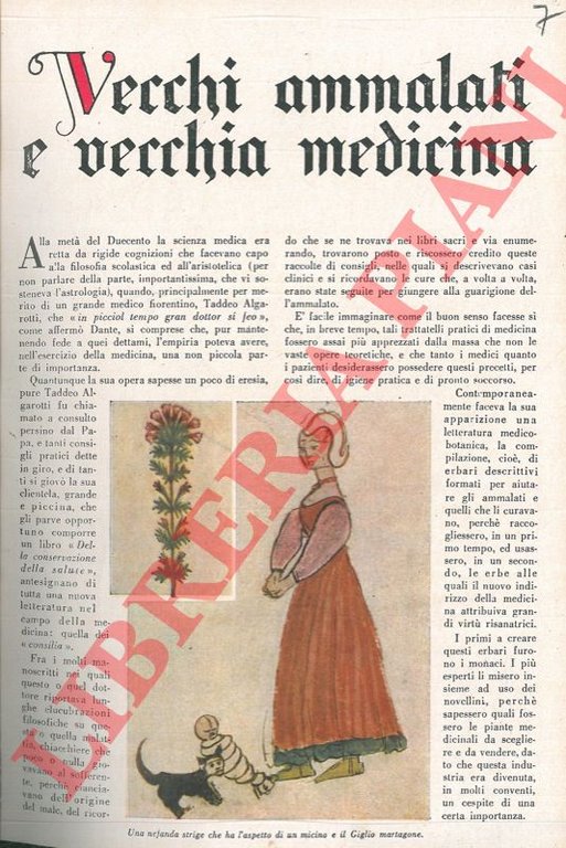 Vecchi ammalati e vecchia medicina.