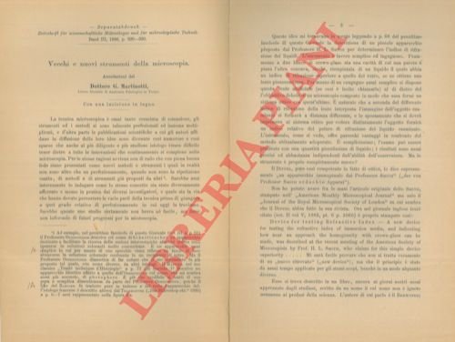 Vecchi e nuovi strumenti della microscopia.