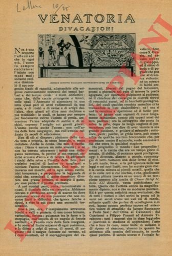 Venatoria. Divagazioni. | Immagine Gallery 3