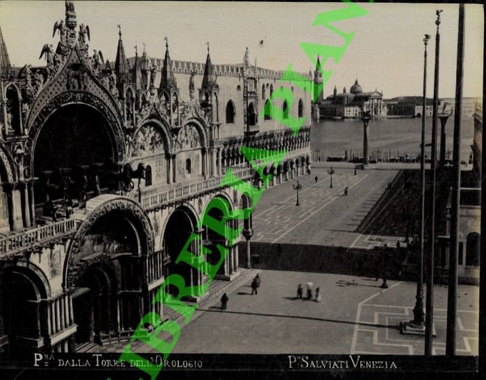Venezia. Chiesa S. Marco, Panorama dalla Torre dell'Orologio, Porta del …