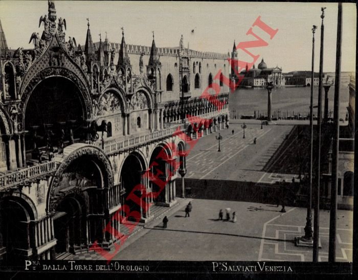 Venezia. Chiesa S. Marco, Panorama dalla Torre dell'Orologio, Porta del …